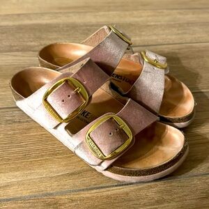 Birkenstock Arizona Big Buckle Sandal in velvet pink
